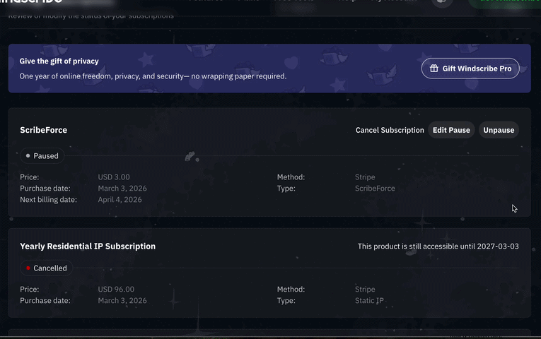 Steps To Unpause A Sub